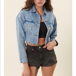 GARAGE Cropped Boyfriend Jacket